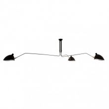 DAVIS lampa wisząca czarna 3x60W E27